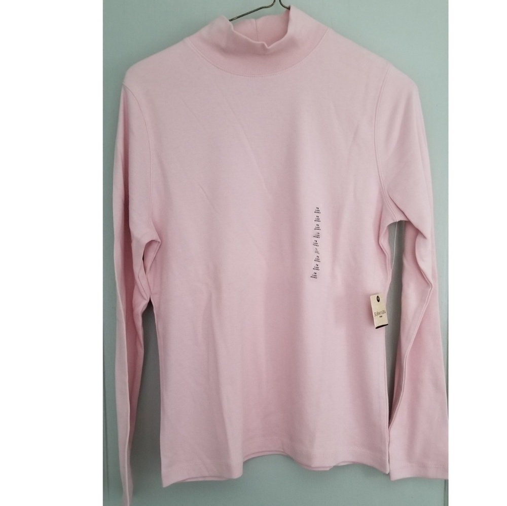 St. John's Bay pink turtleneck